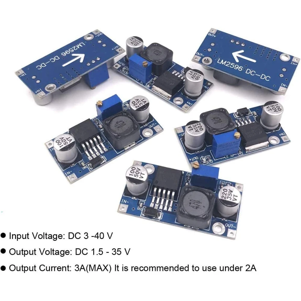 LM2596s DC-DC Step-Down-Stromversorgungsmodul 3A (6 Stück) – Bild 6