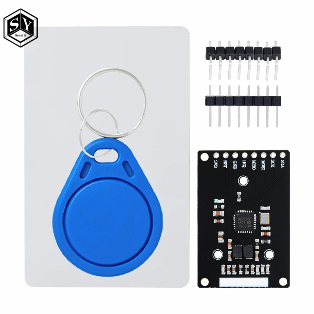 RFID-Modul RC522 Mini-Kit S50 13,56 MHz 6cm mit Tags SPI Schreiben – Bild 2