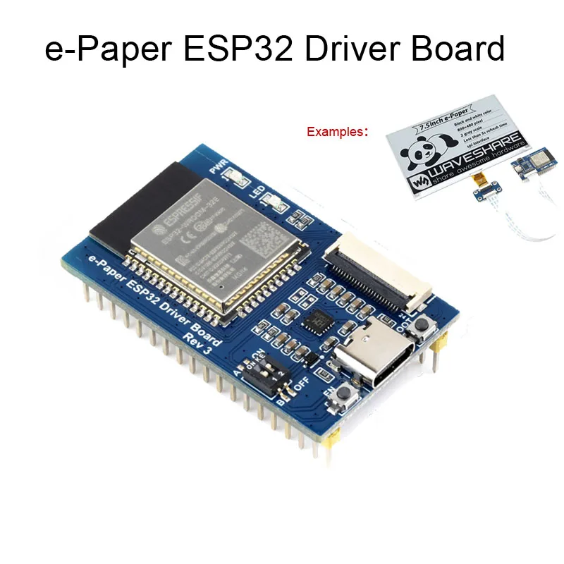 E-Paper ESP32 Treiberplatine E-Ink-Bildschirm Drahtlose – Bild 3