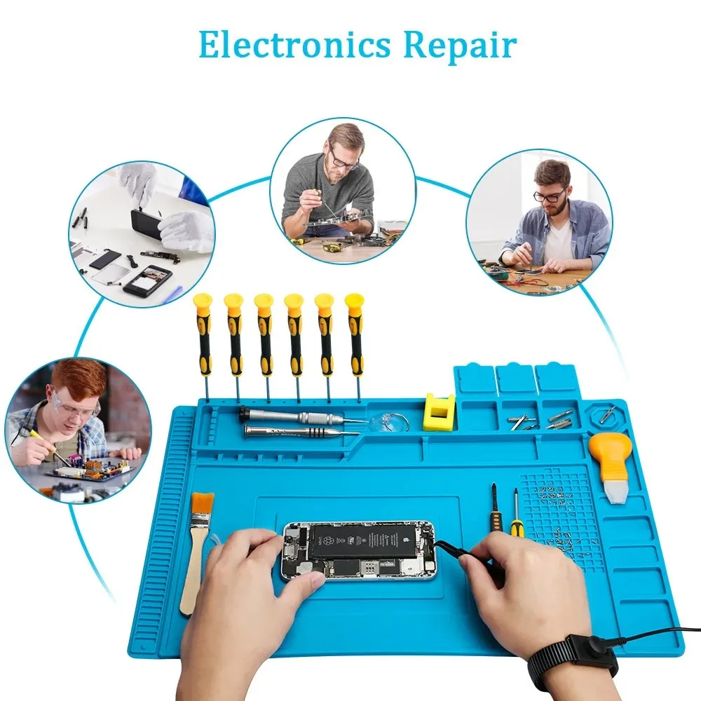 S110-S180 ESD Silikon Löten Matte Für Elektronik Telefon Reparatur – Bild 3