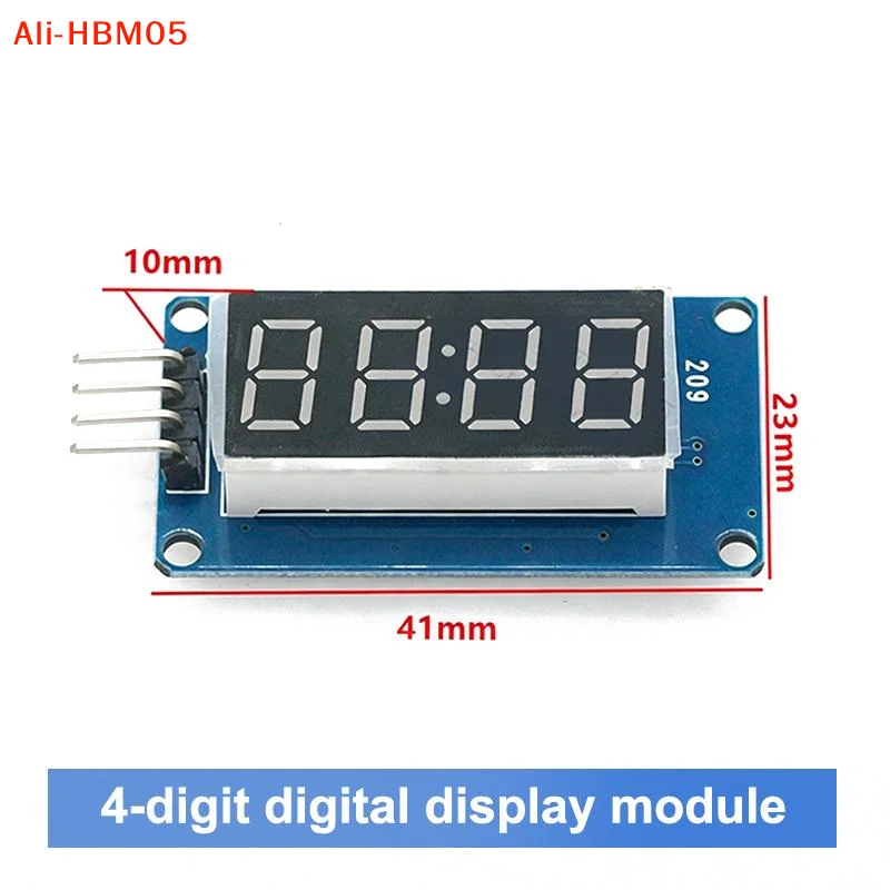 (HB05) TM1637 4-Bit-Digital-LED-Anzeigemodul – Bild 2