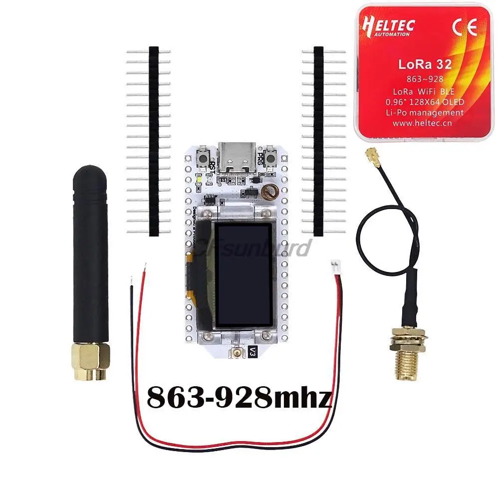 SX1276 SX1278 ESP32 LoRa 868 MHz/915 MHz/433 MHz 0,96 Zoll blaues OLED-Display Bluetooth WIFI Kit 32