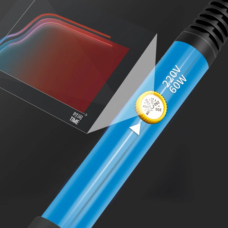 220v 60w Lötkolben Kit einstellbare Temperatur 15 in 1 Werkzeugs atz – Bild 4