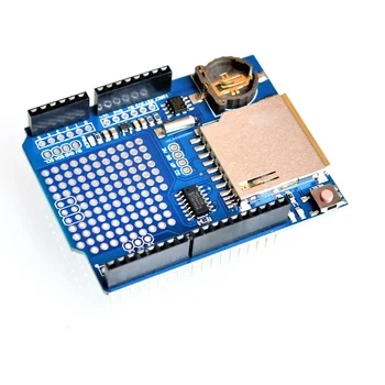Datenmodul Logging Shield SD-Karte Datenrekorder Shield V1.0 für Arduino UNO SD-Karte Hot