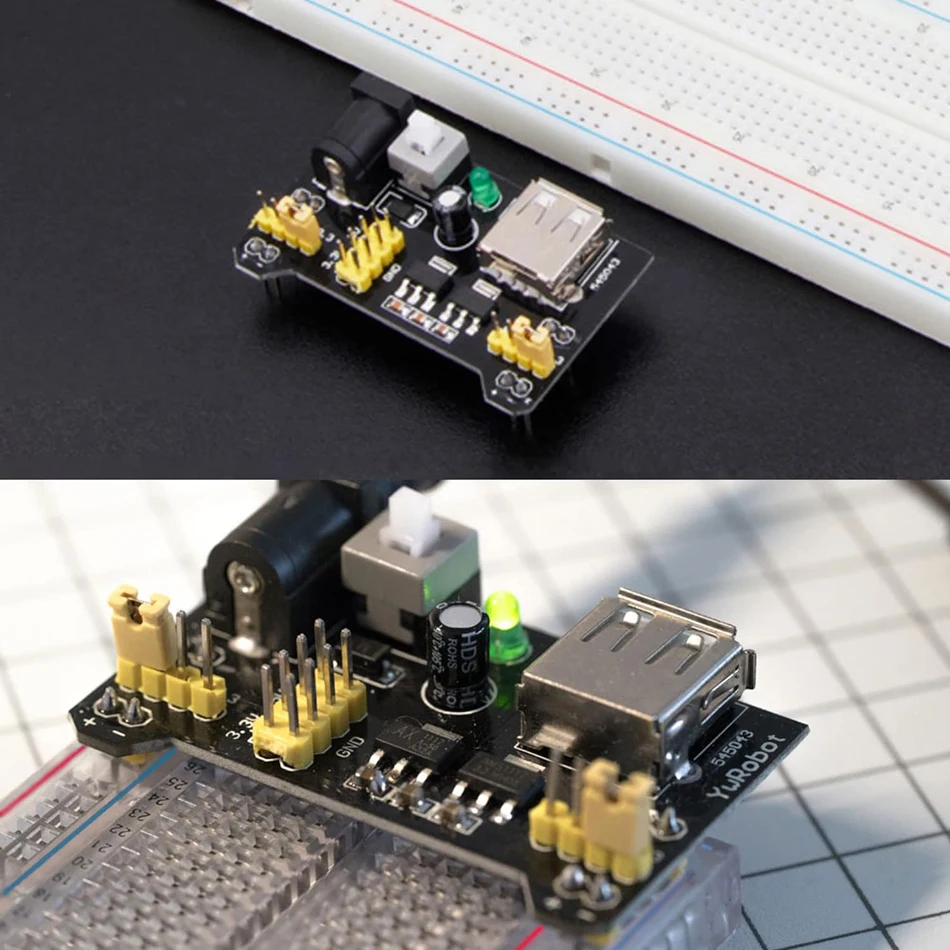 3,3 V 5 V MB102 Lötfreies Breadboard Netzteil Modul mit 9V (3 Stück) – Bild 3