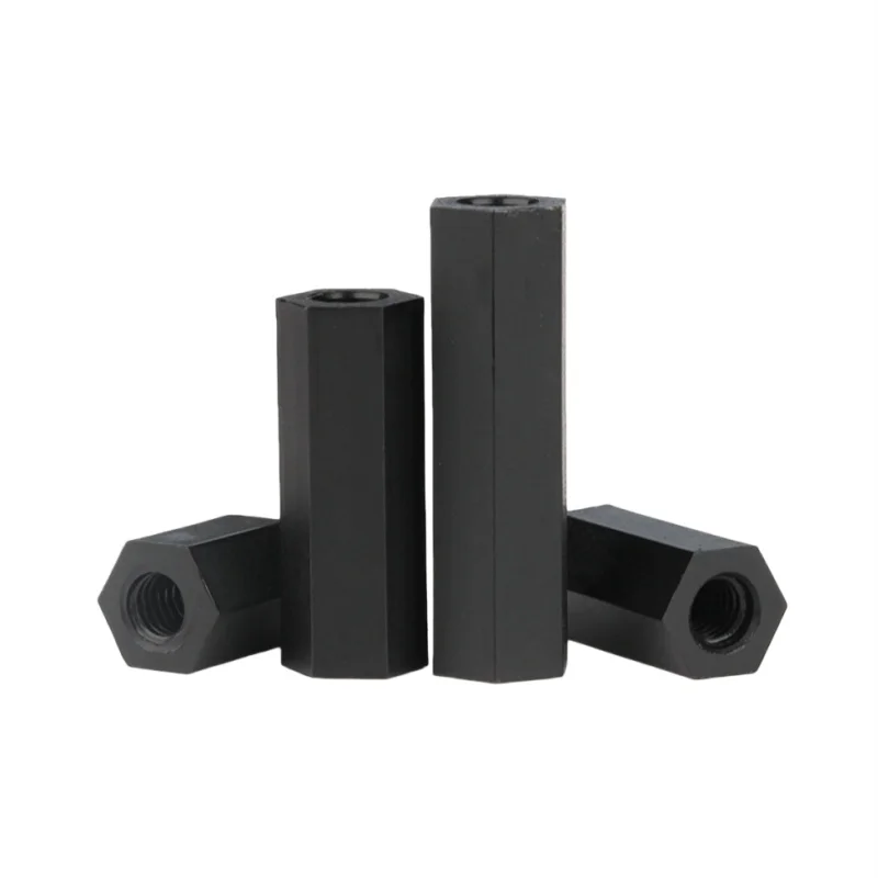 M2 M2.5 M3 M4 M5 M6 Schwarze Nylon-Sechskant-Abstandshalter – Bild 5
