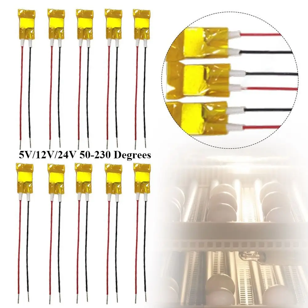 Ptc Heizelement praktisch 5V/12V/24V 50-120 Grad Heizungen Heizelement – Bild 3