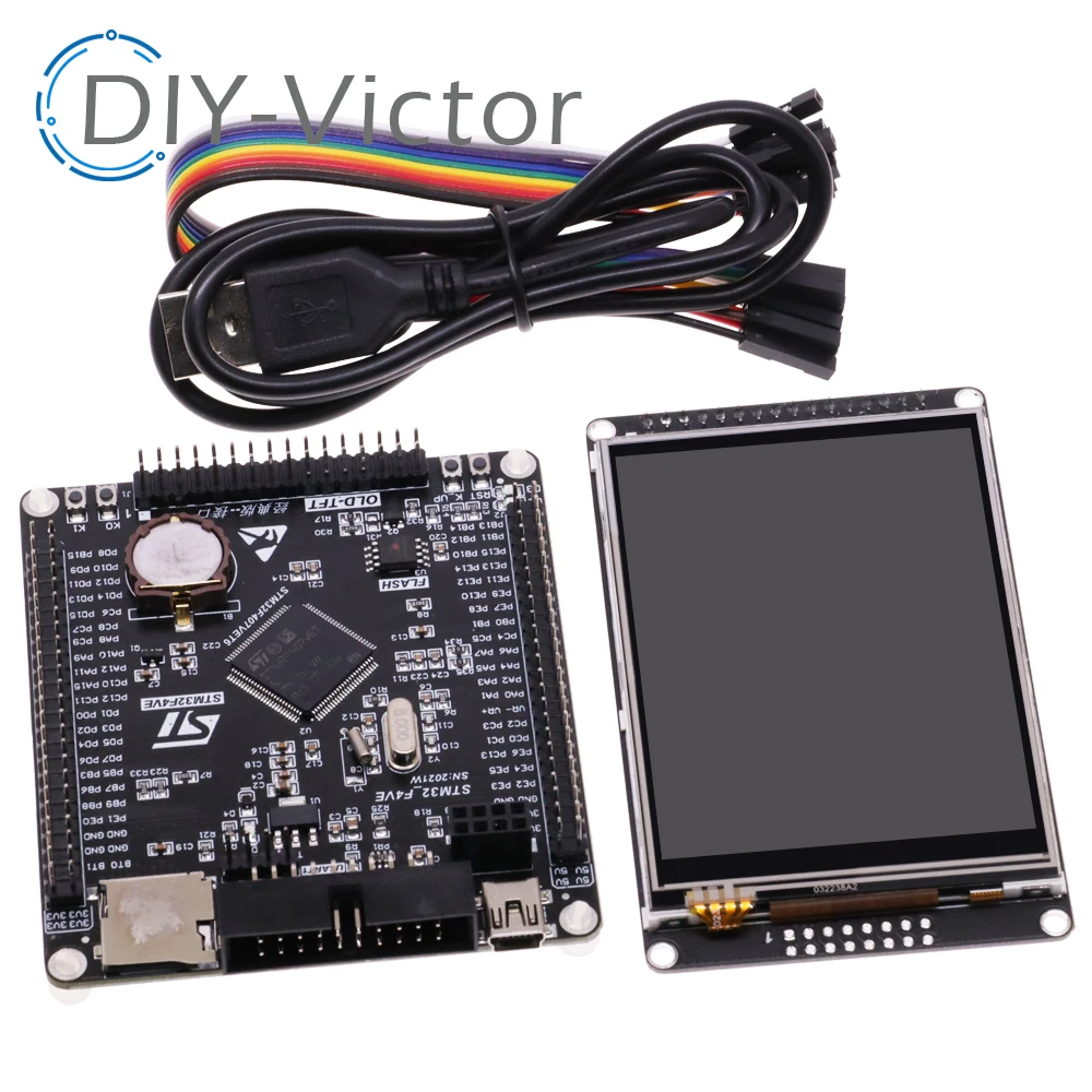 Stm32f407vet6 Entwicklungs board Cortex-M4 stm32 Minimum System Learning Board Arm Core Board 3,2 Zoll LCD TFT