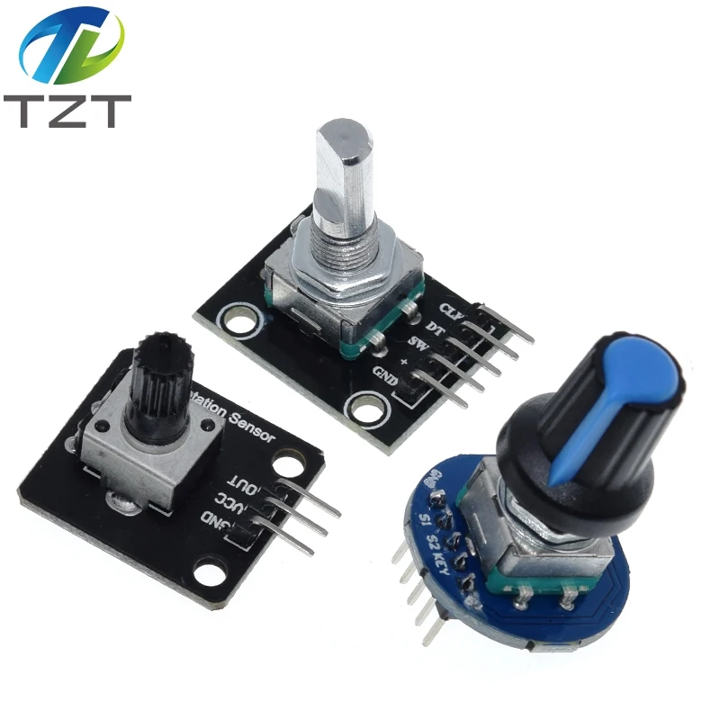 360-Grad-Drehgebermodul Drehpotentiometer Analoges Knopfmodul – Bild 2