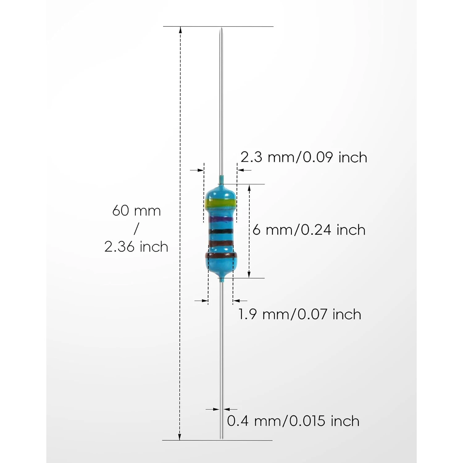 Widerstandsset 1/4 W +-1 % Premium-Metallschichtwiderstän (1000 Stück) – Bild 5