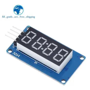 TM1637 LED Display Modul Für Arduino 7 Segment 4 Bits 0,36 Inch Uhr ROT Anode Digital Rohr Vier Serielle