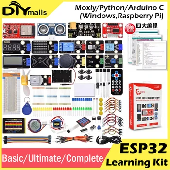 KEYESTUDIO ESP32 Basic Ultimate Learning Kit Elektronische Komponenten Sensoren Modul für Arduino Essential
