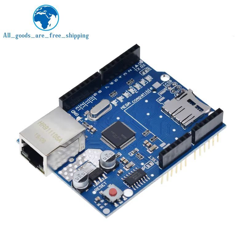 TZT 1/3 Stück UNO Shield Ethernet Shield W5100 R3 UNO Mega 2560 1280 328 UNO R3 nur W5100 Entwicklungsboard