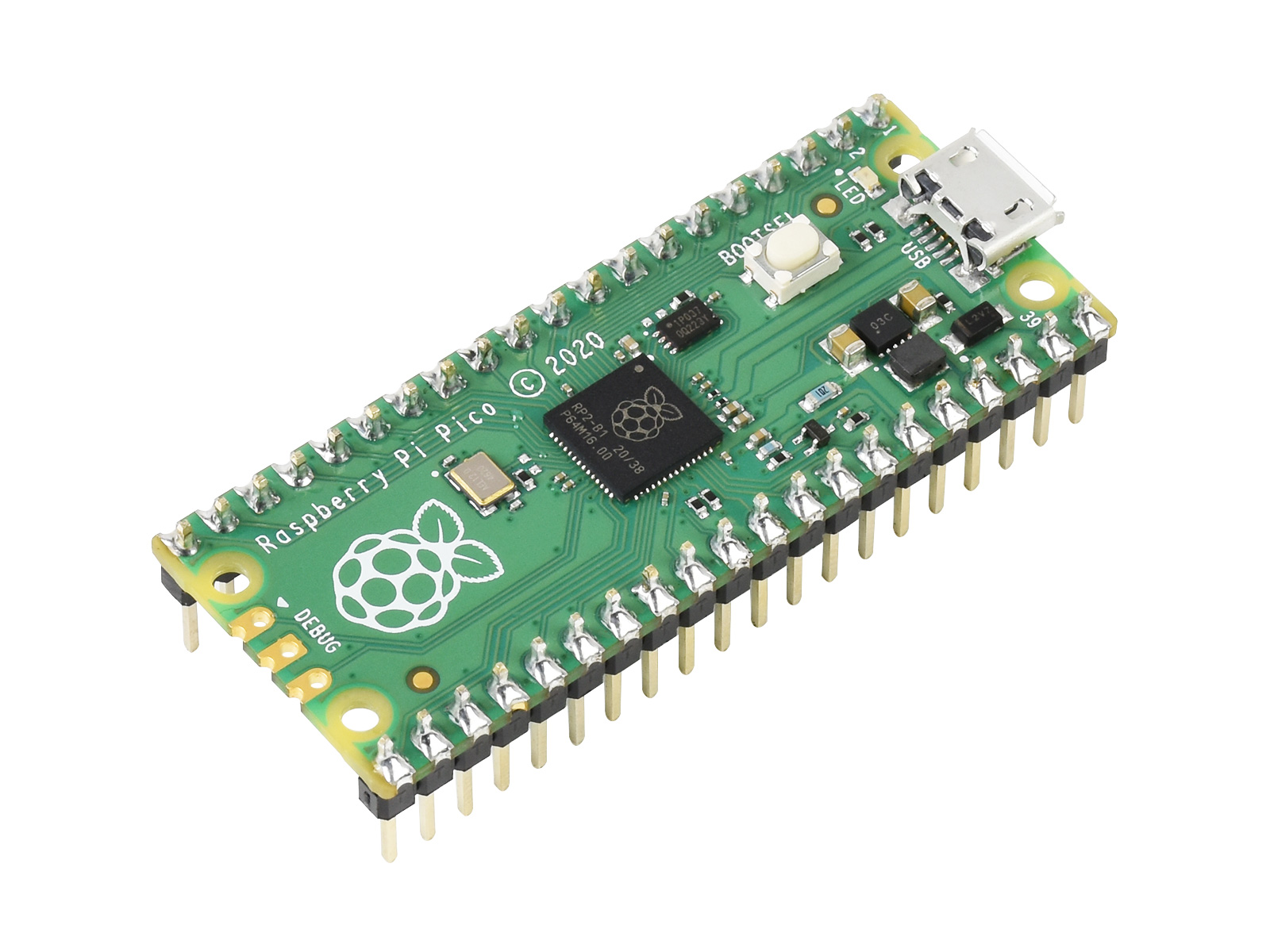 Raspberry Pi Pico Hochleistungs-Mikrocontroller-Board mit flexiblen – Bild 3