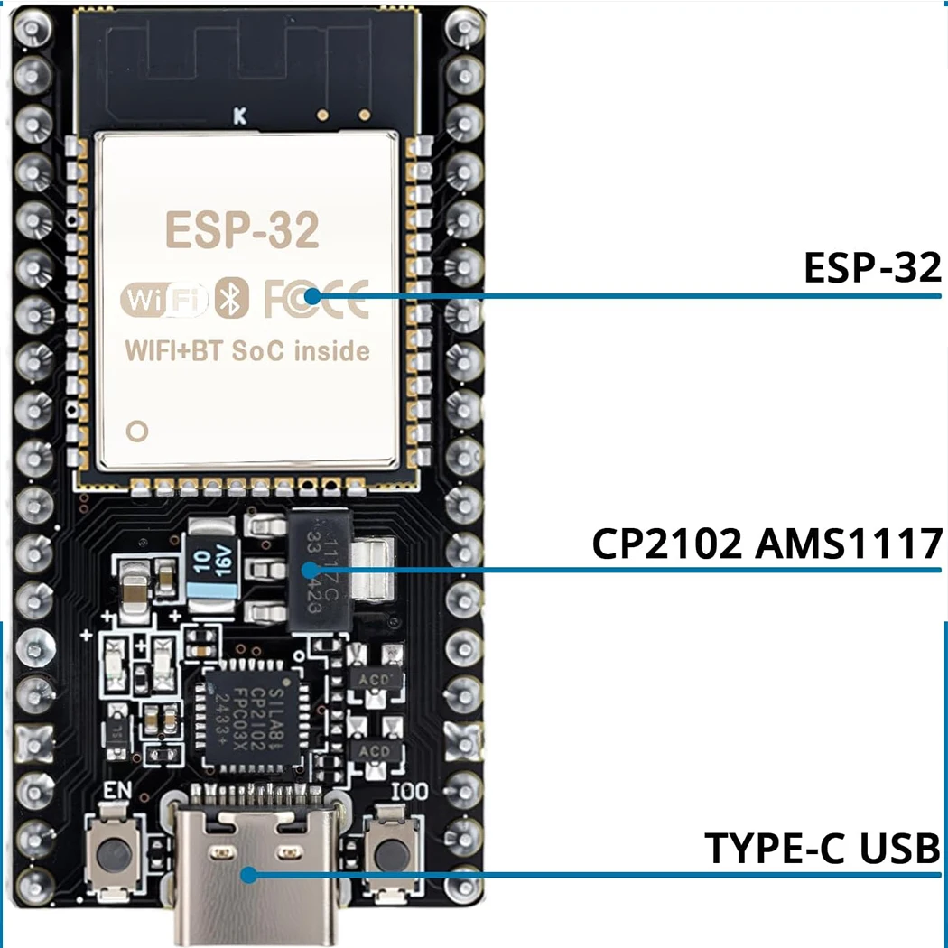 ESP32-DevKitC-32 Entwicklungsboard-Module – Bild 5