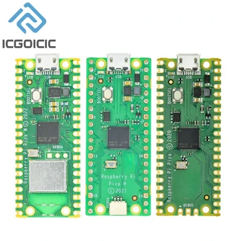 Raspberry Pi Pico W mit kabellosem WiFi-Entwicklungsboard, Pico oder Pico H mit Pin-Header, unterstützt