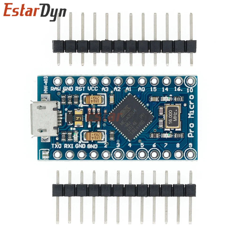 Estardyn ATMEGA32U4 Pro Micro Board, Micro/Mini/Type-C USB Optional – Bild 6