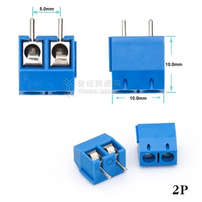 5mm KF301 - 2P 3P MF 301 - 2 3 Pin Kann gespleißt Werden Schraube Terminal Block Stecker 5,0mm (20 Stück)