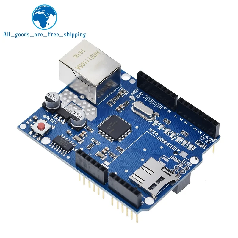 TZT 1/3 Stück UNO Shield Ethernet Shield W5100 R3 UNO Mega 2560 1280 – Bild 3