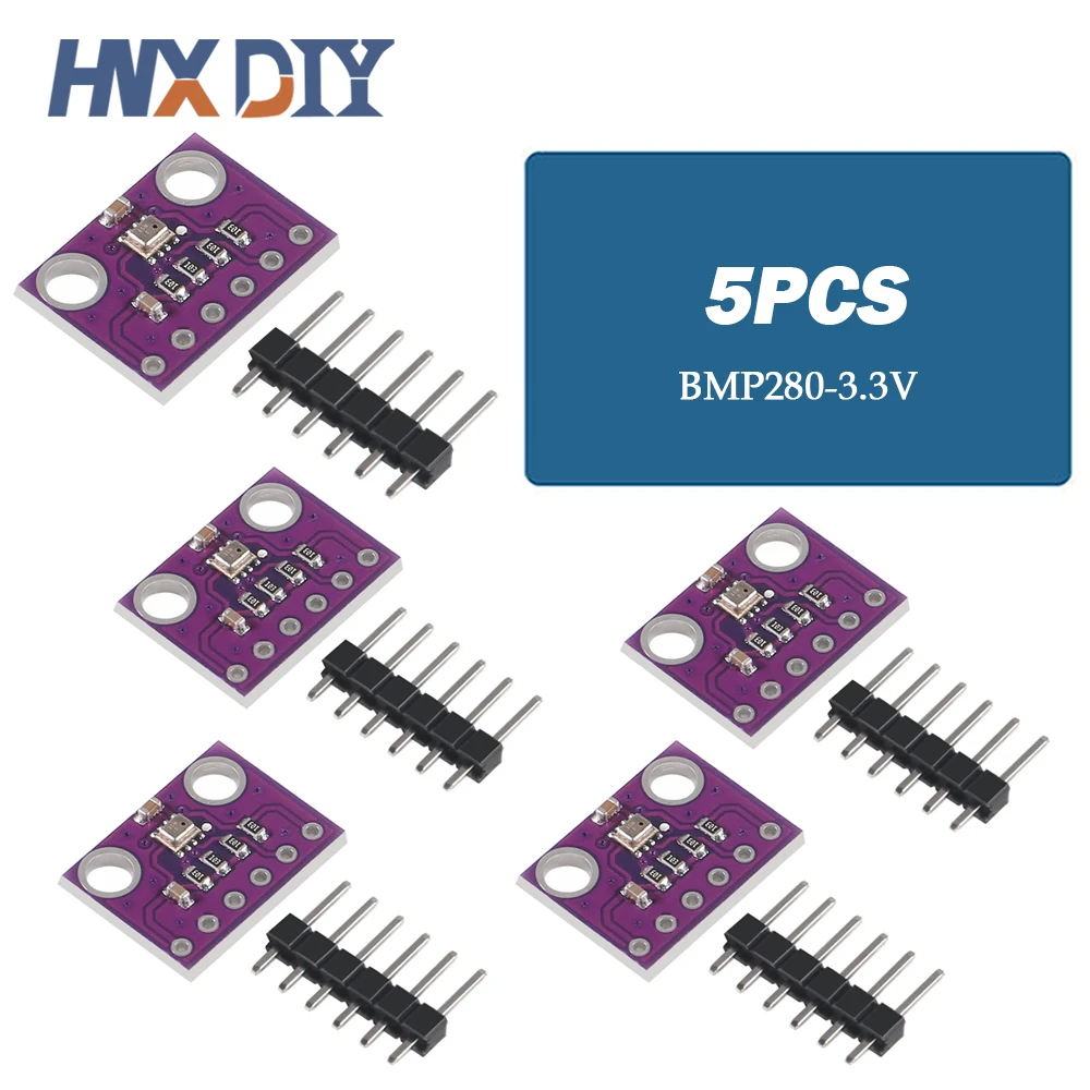 BME280 BMP280 5 V 3,3 V Digitalsensor Temperatur Luftfeuchtigkeit Luftdruckmodul I2C SPI für Arduino