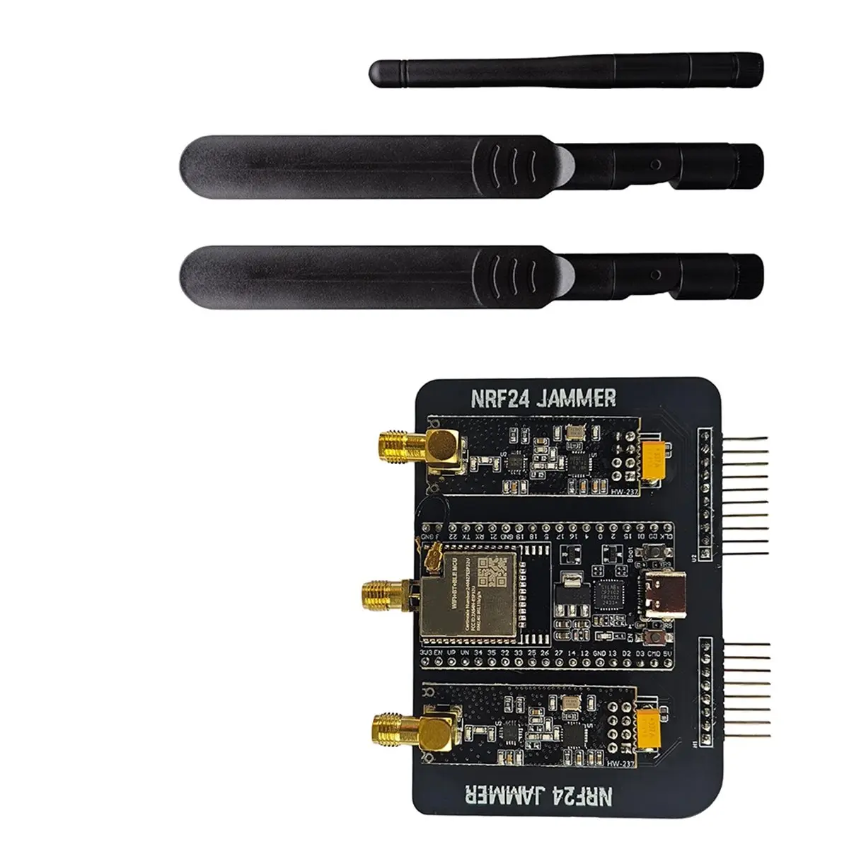 [2026 Trend] NRF24L01 PA 2,4GHz Erweiterungsmodul Kompatibel mit Hochleistungsantenne und Bluetooth