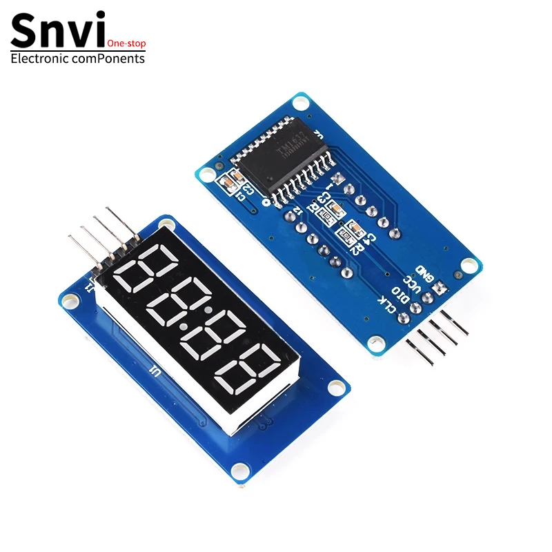Snvi TM1637 4 Bits MAX7219 8-Bit-Digital-LED-Anzeigemodul 7 Segment – Bild 2