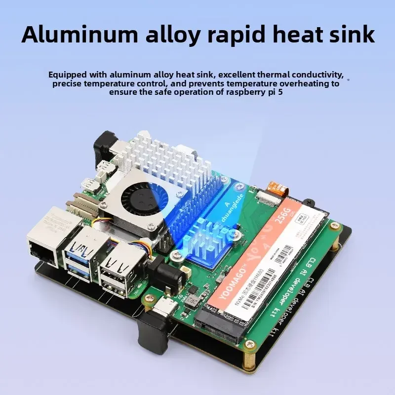 Raspberry Pi 5 Hailo-8 KI-Beschleuniger HAT 13 26 TOPS Intelligentes – Bild 4