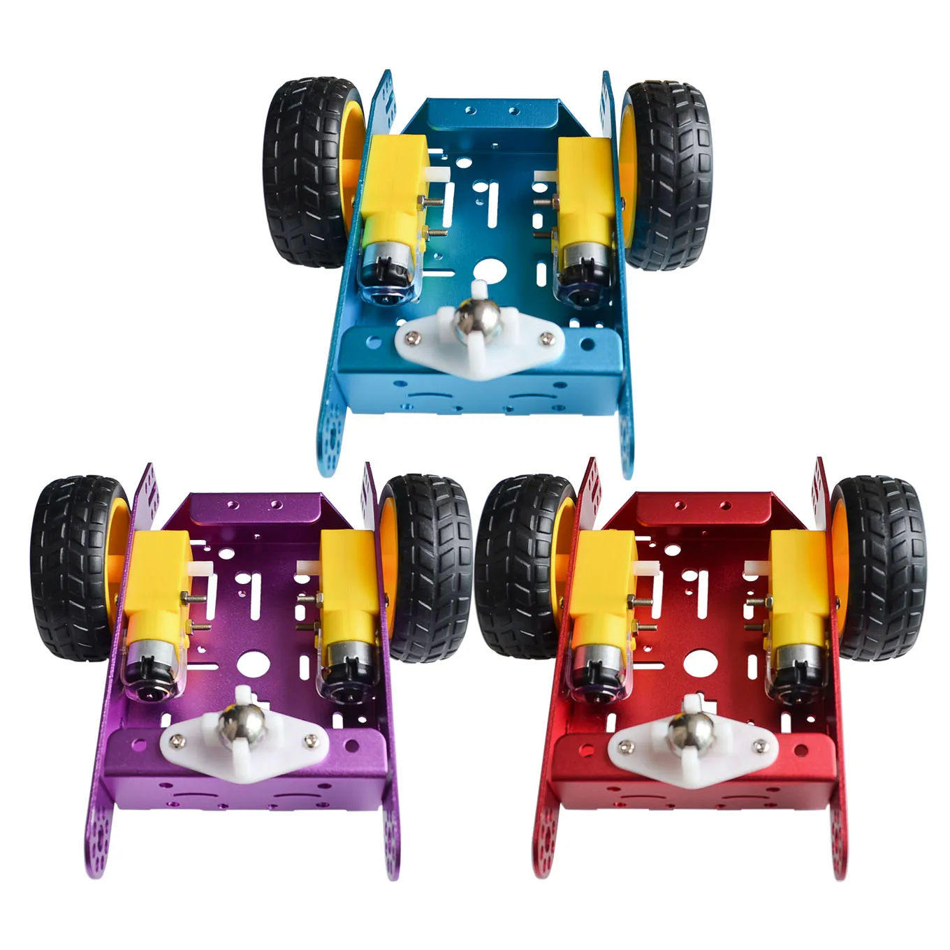 1 * 2WD Aluminium Auto Neue Bildung Spielzeug Roboter Intelligente – Bild 2