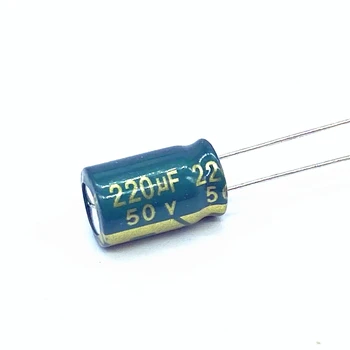 50V 220uF Aluminium-Elektrolytkondensatoren mit Hochfrequenz- und Niedrigimpedanzfunktionen (20 Stück)