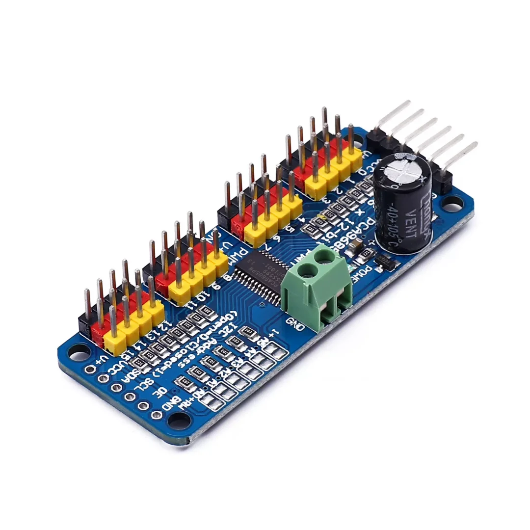 PCA9685PW 16-Kanal 12-Bit-PWM/Servo-Treiber-I2C-Schnittstelle PCA9685-Modul Raspberry Pi Shield-Modul Servo