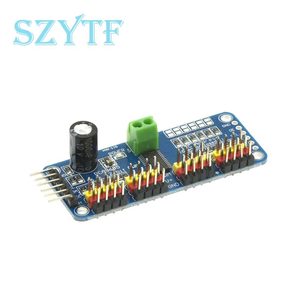 PCA9685 16-Kanal 12-Bit PWM-Servo-Treibermodul I2C-Schnittstelle – Bild 3