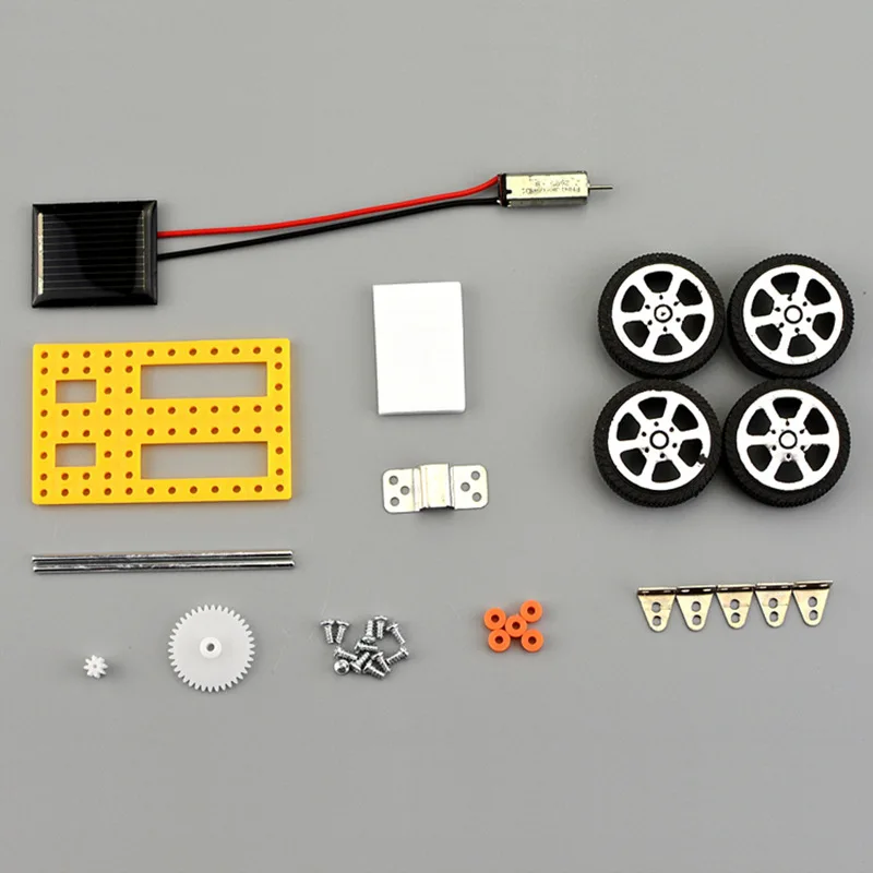 Solarauto-Spielzeug für Kinder, Mini-DIY-montiertes – Bild 4