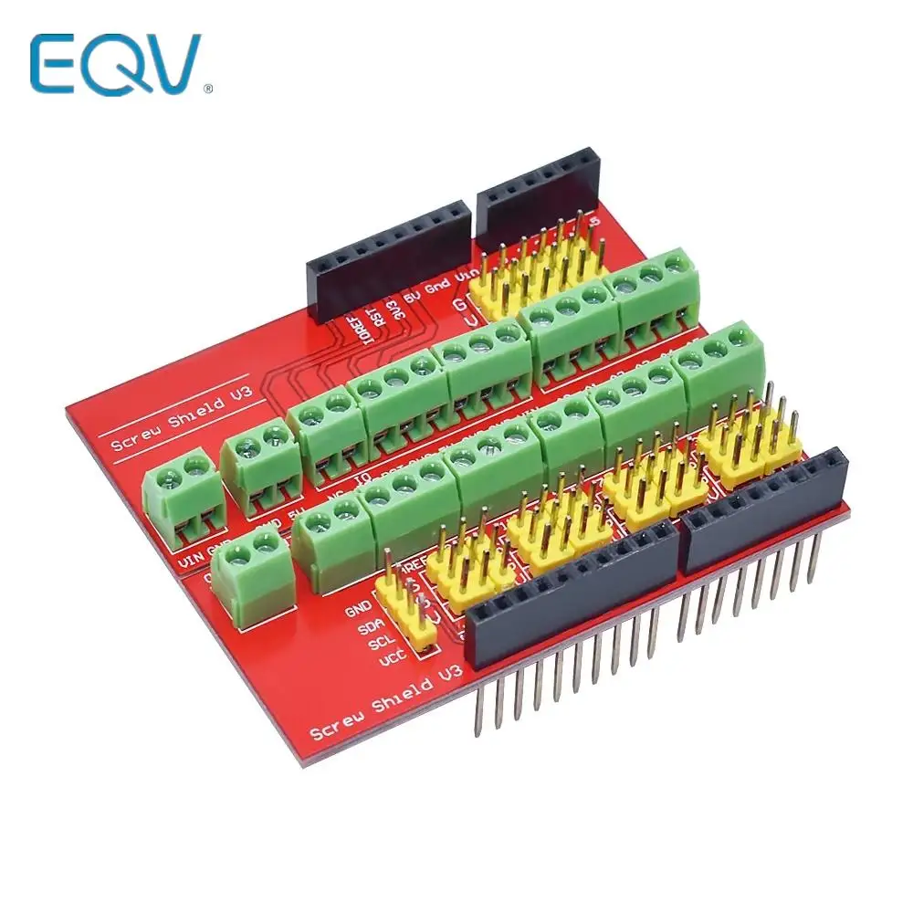Die Erweiterungsplatine des Screw Shield V1-Terminals V3 ist ein interaktiver UNO R3-Medienmodul für Arduino
