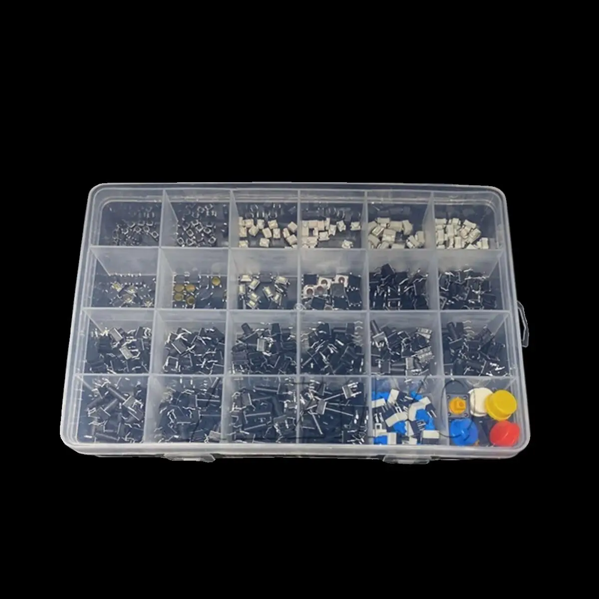 24 Werte taktiler Druckknopf schalter smd Micro Momentary (460 Stück) – Bild 2
