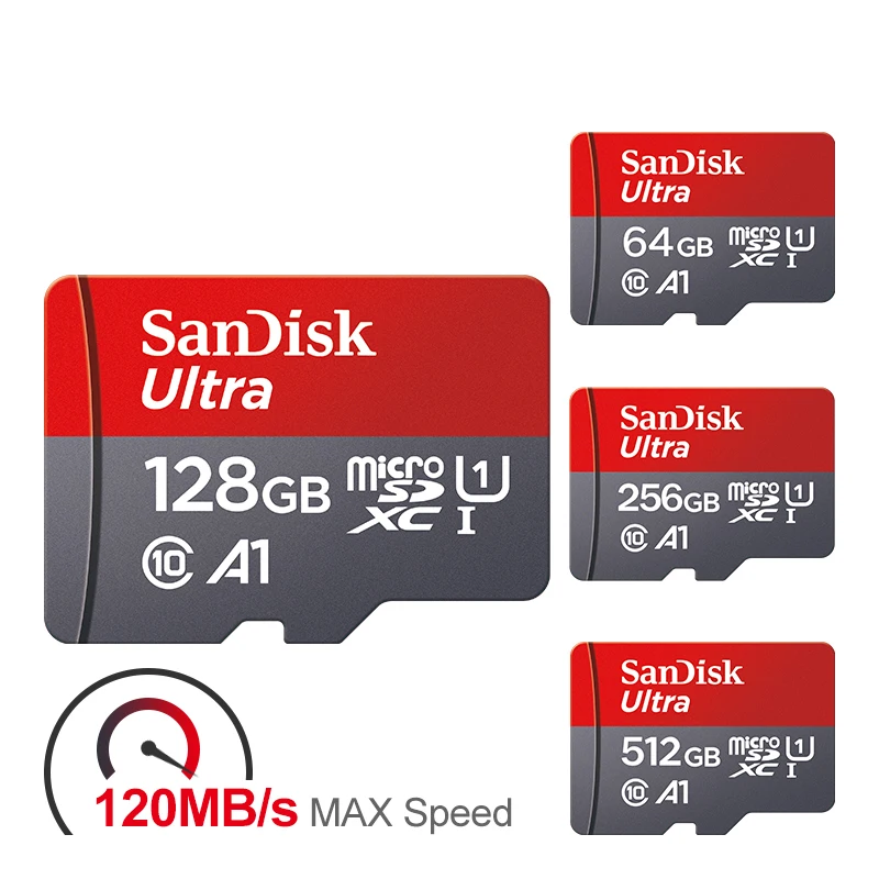 Ultra microsd 128 GB 32 GB 64 GB 256 GB 512 GB A1 Micro SD-Karte SD TF – Bild 2
