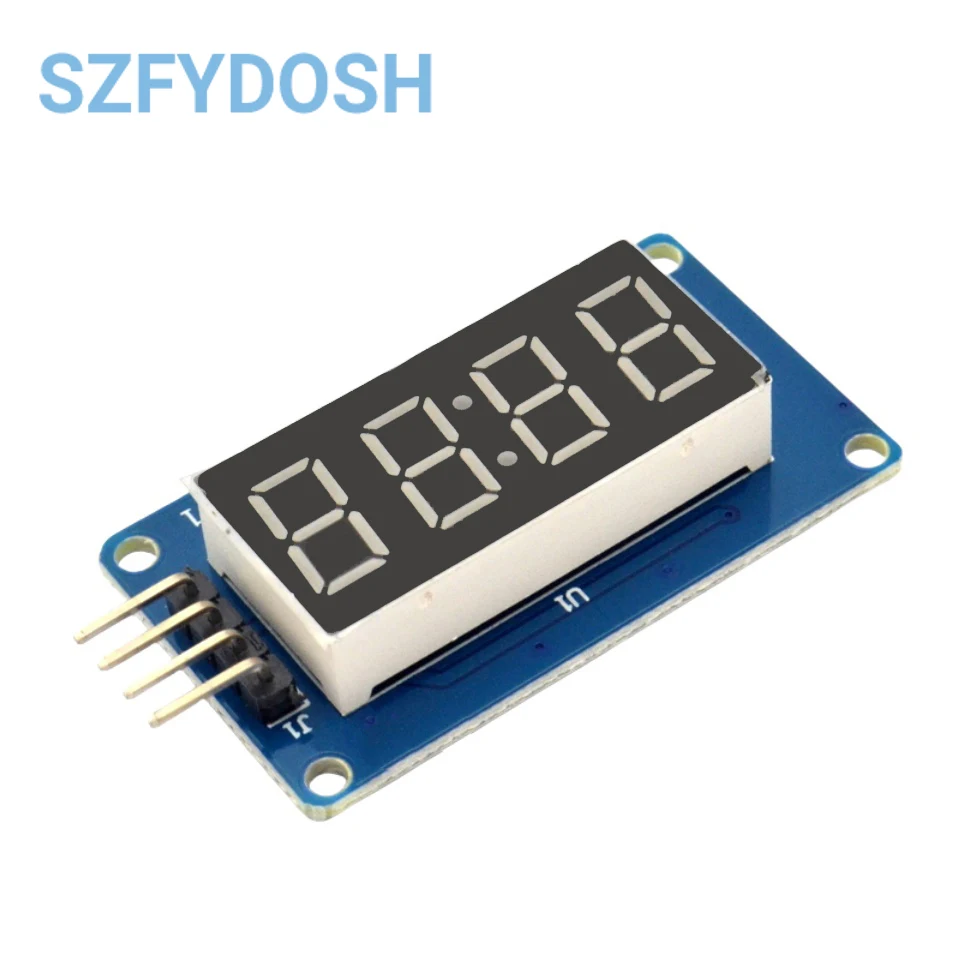 TM1637 LED Display Modul Für Arduino 7 Segment 4 Bits 0,36 Zoll Uhr ROTE Anode Digital rohr Vier Serielle
