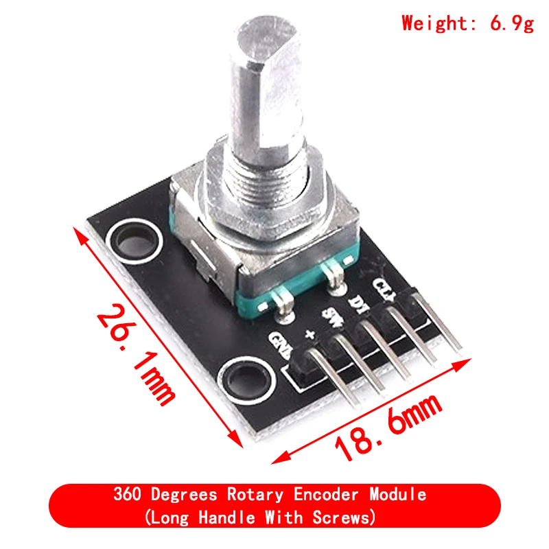 360-Grad-Drehgebermodul Drehpotentiometer Analoges Knopfmodul – Bild 4