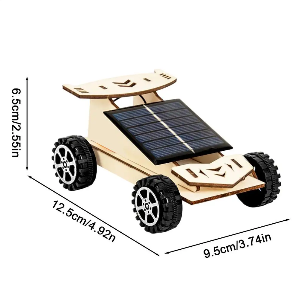 Solarbetriebener STEM-Lernwagen-Bausatz, DIY-Wissenschaftsexperiment-Spielzeug, Bauprojekt über erneuerbare