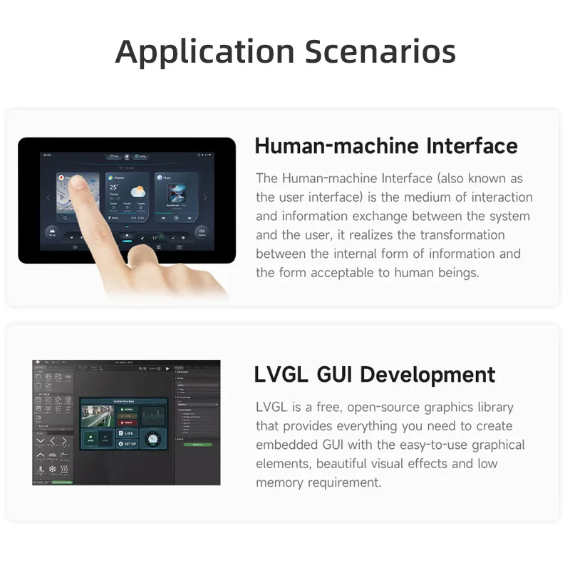 ESP32-S3 Entwicklungsboard 7 Zoll Touch Display 800×480 Xtensa LX7 – Bild 3