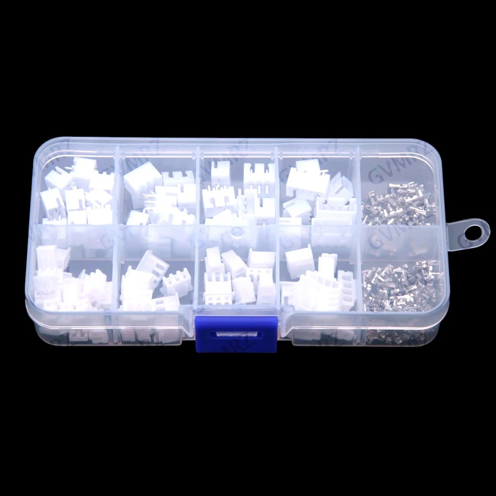 2P-4P 2P XH 2,54mm Rastermaß Anschlusskit Gehäuse (250 Stück) – Bild 2
