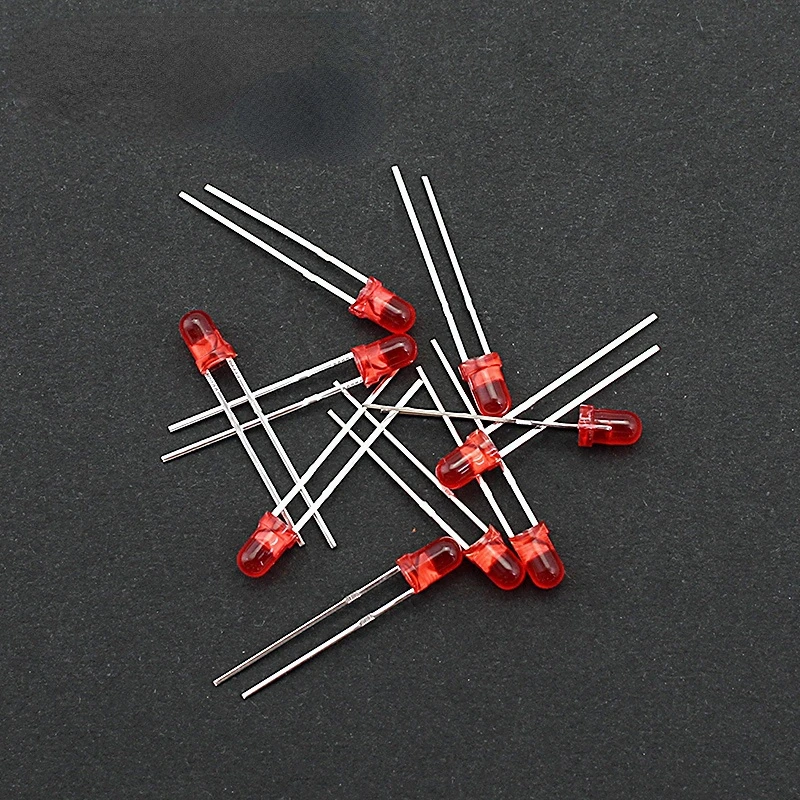 3 mm 5 mm LED-Dioden-Sortiment-Set, Weiß, Grün, Rot, Blau, Gelb, Orange, F3, F5, Mini-Leuchtdiode