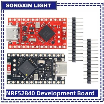 NRF52840 Platine kompatibel mit Nice! V2.0 Bluetooth Split Keyboard Development für Pro Micro Sd Red