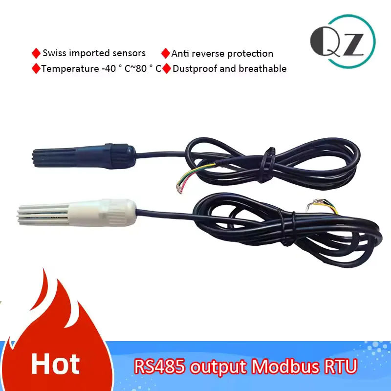 RS485 Temperatur- und Feuchtigkeitssensor-Sonde SHT30 SHT35 Modbus RTU Erfassungsmodul für Echtzeitüberwachung