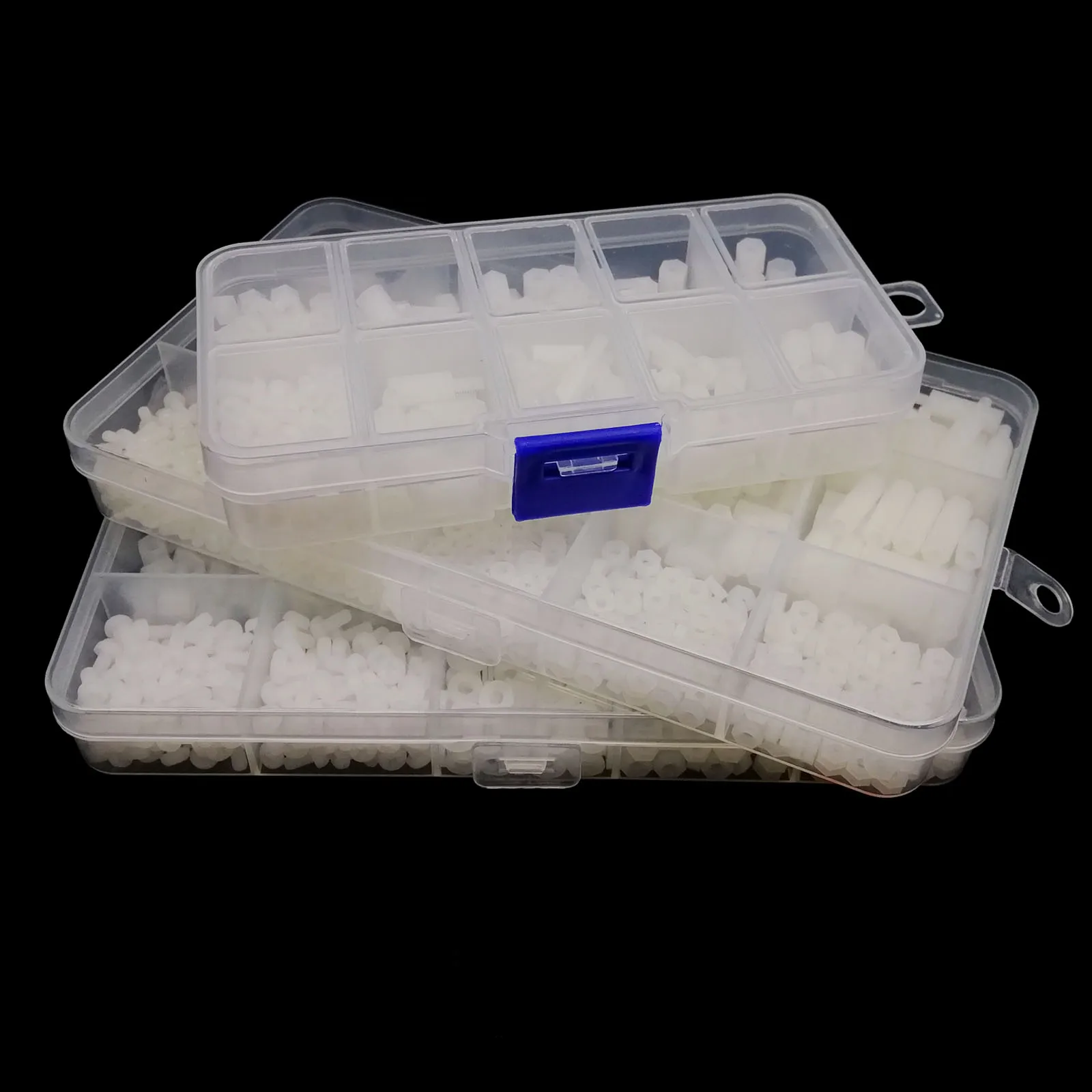 1 Box M2 M2,5 M3 M4 Weißer Kunststoff Nylon Isolierter – Bild 3