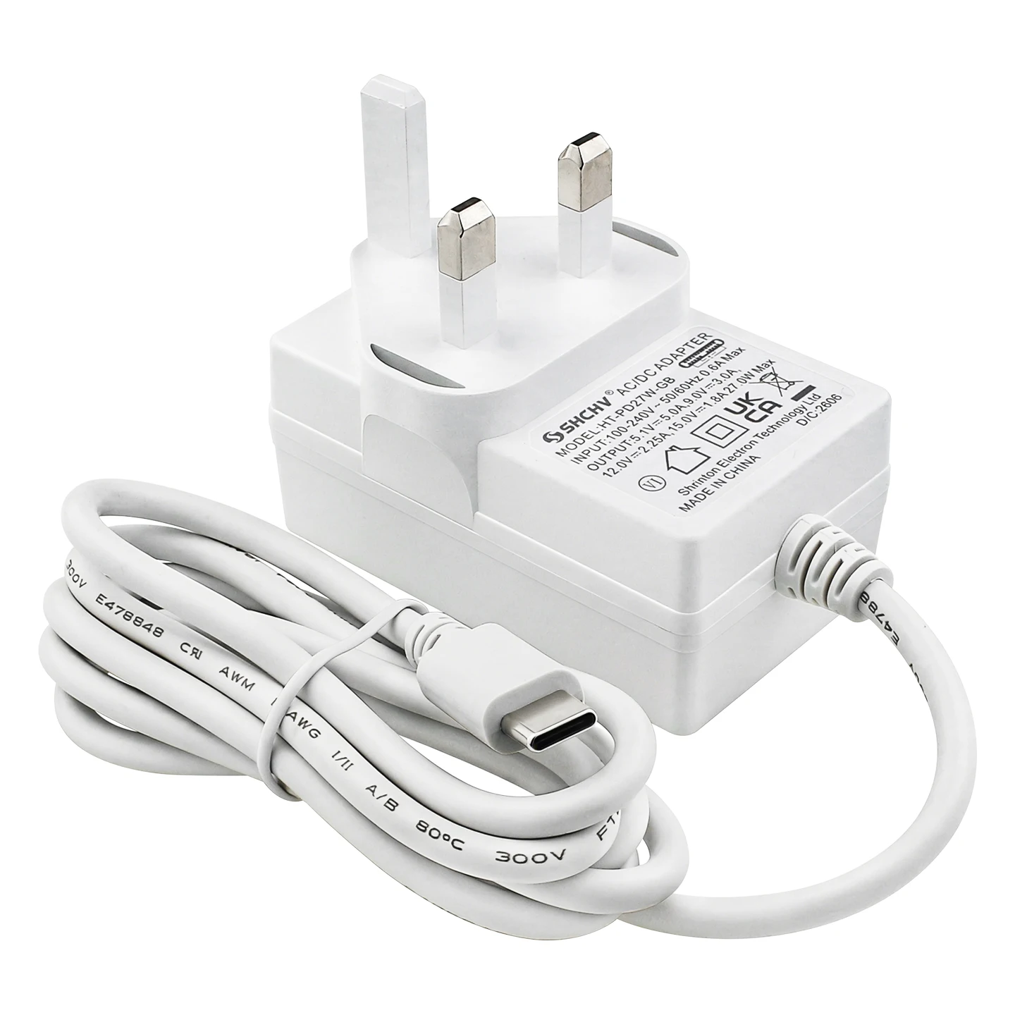 PD 27W USB-C Netzteil 5V 5A Typ-C Schnittstelle EU US UK AU Stecker – Bild 5