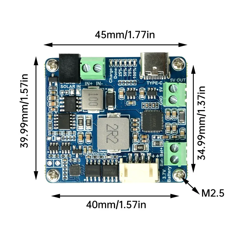 Solarladeregler, 6V-24V MPPT-Solarpanel-Strommanagementmodul – Bild 5