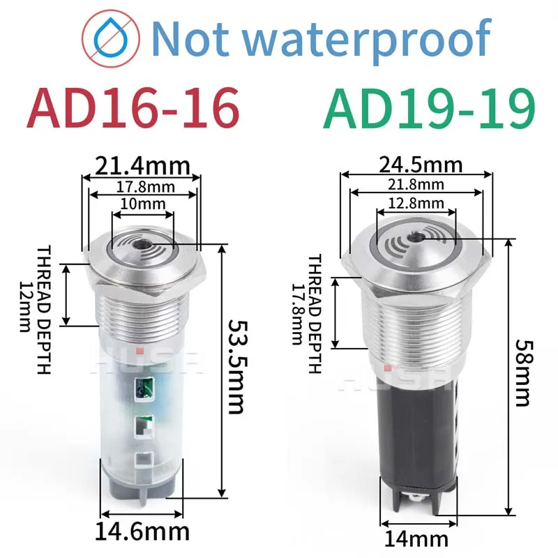 Metall-Summer AD16-22 12V/24V/220V 16mm/19mm/22mm – Bild 4