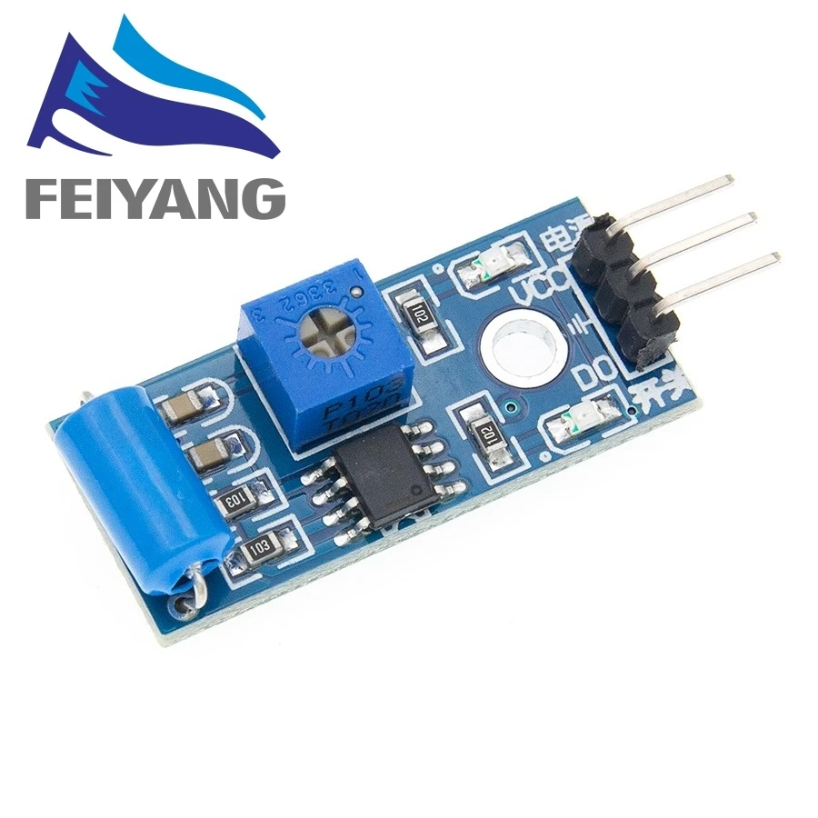 SW-420 Bewegungssensormodul Alarmsensor Induktionsmodul – Bild 3