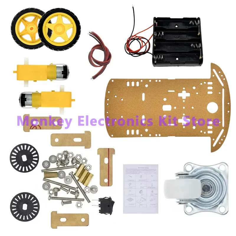 Smart Car Kit 2WD Smart Robot Car Chassis Kits Auto – Bild 2