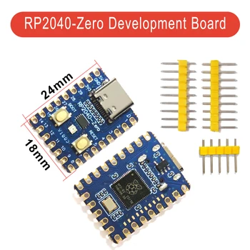 RP2040-Zero Entwicklungsboard RP2040 Dual-Core Cortex M0+ Type-C 2MB Flash Mini MCU Board für Raspberry Pi